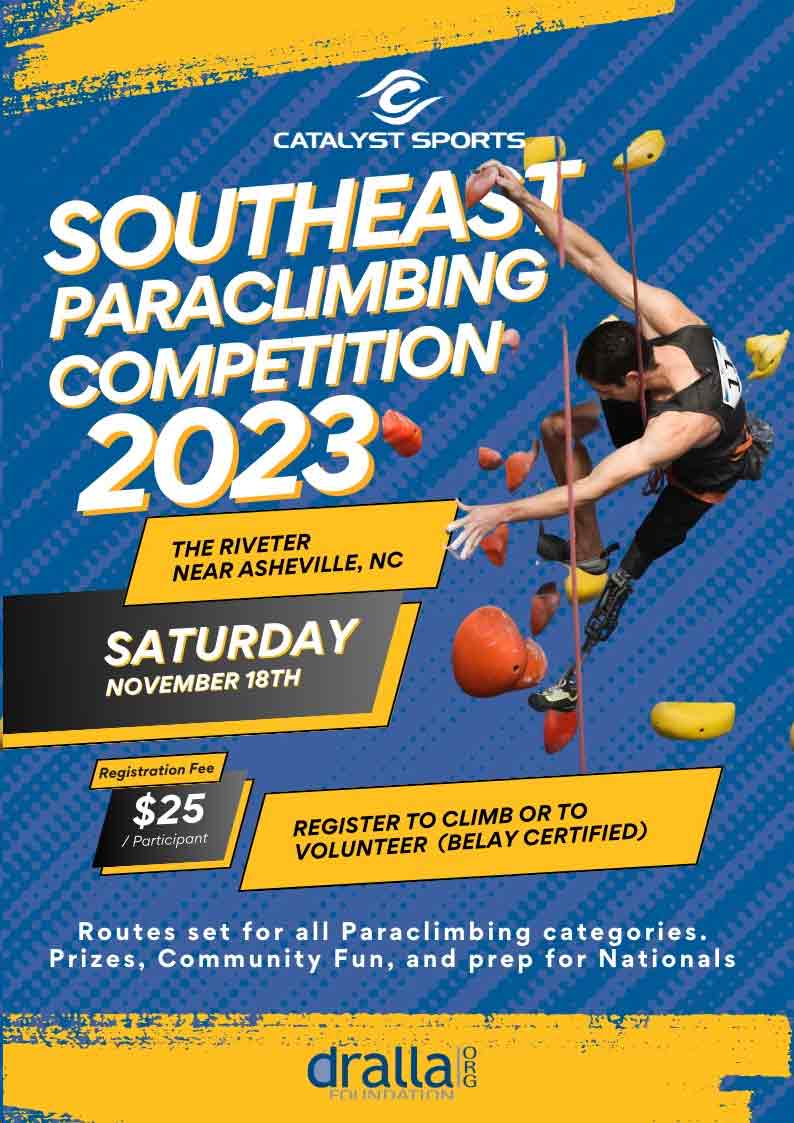 Catalyst Sports Southeast Paraclimbing Competition Made by Mountains