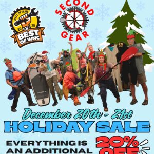 Second Gear | IN-STORE Holiday Sale Dec. 20 - 21