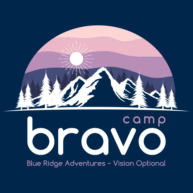 BRAVO (Blue Ridge Adventures ~ Vision Optional) logo