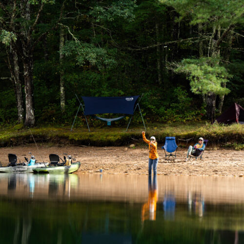 MxM fishing at Wolf Lake.