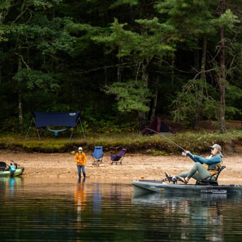 MxM fishing at Wolf Lake.