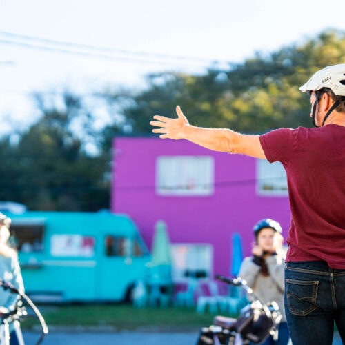 Go with a guide, Flying Bike